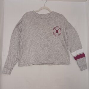Gray Hurley Women's Long Sleeve Top Size Medium